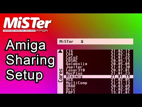 MisterFPGA - Minimig - Amiga Sharing Setup