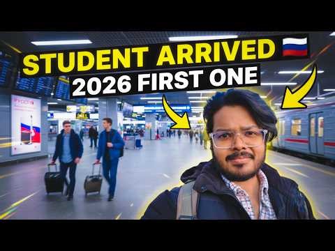 My First Student of 2026 🇷🇺✨ | Learning & Showing the Real Process 🎓🎥✈️