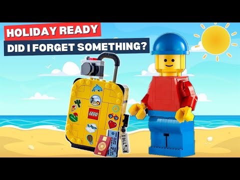 What's Inside LEGO Yellow Travel Suitcase | 40817 Speed Build