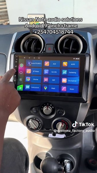 Nissan Note Audio Solutions with Android 9-Inch Display