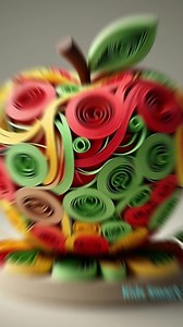 Paper Quilling Fruit Ideas #PaperCraft #DIYChick #KidsCraft #CuteCrafts #EasterFun #craftreels | Kids Smart Activities