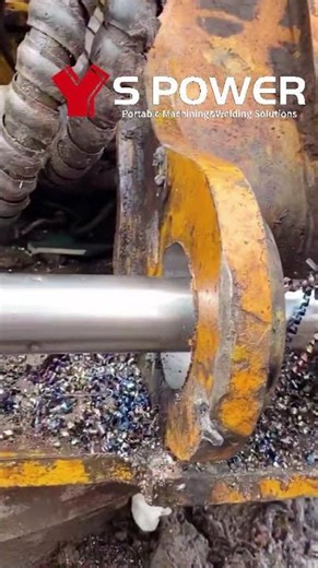 Portable Line Boring Welding Machine S power Factory#enginiring #welding #machinerychannel #machine