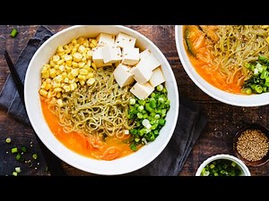 Homemade Ramen | Easy Vegetarian Ramen Recipe!!!