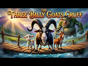 The Three Billy Goats Gruff | A Fairy Tale Story About Fear, Kindness & Second Chance |English Story