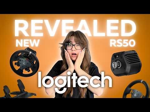 Logitech RS50 & RS Pedals Revealed | 8Nm Direct Drive + Load Cell Brake