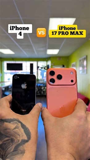 5.9M views · 32K reactions | iPhone 4 is Faster Than iPhone 17 Pro max  #moneytalkswireless #appleiphone #phonerepair #iphone17promax #iphone4 | Money talks wireless | Facebook