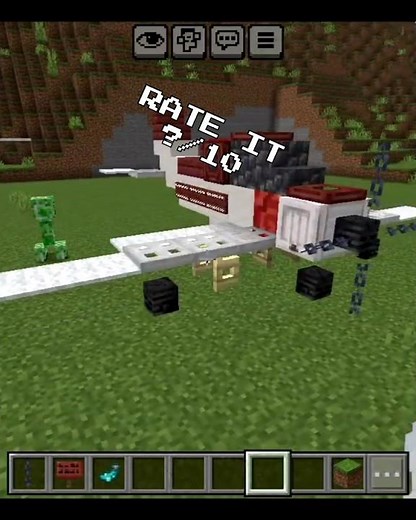 Minecraft Aircraft Statue 🛩️ #2 || SenseiPlayz || #minecraft #minecraftbuild #gaming #shorts