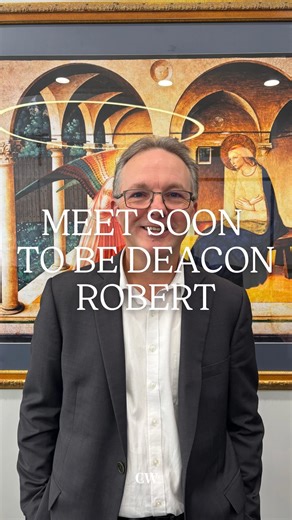 Two permanent deacons will be ordained by @anthonyfisherop on 19 November. This will be the first ordination of permanent deacons in the Archdiocese since 2020. We caught up with Robert to find out more about him and his favourite things. #catholicweekly #permanentdeacon #diaconate #sydneycatholic #catholicism #catholicchurch #ordination #christianity | The Catholic Weekly