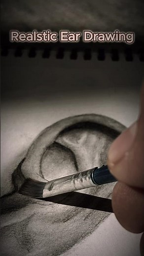How to draw Realistic ear drawing #drawing #art #artist #eardrawing #realisticdrawing