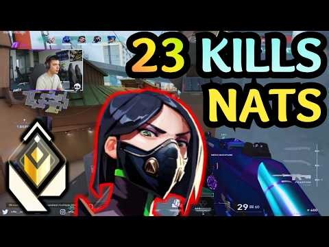 🔥 nAts VIPER INSANE Utility — 23 KILLS Split Domination 🔥 Valorant