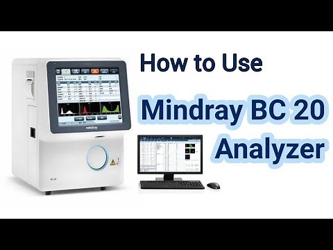 How to Use Hematology Analyzer | Mindray BC 20 | Full Operating manual