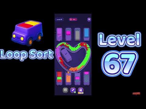 Loop Sort Level 67 Walkthrough 🚚 | Truck Puzzle Challenge | Mini Boss