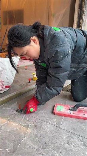 Watch This Tile Lock In Perfectly on the First Try#TileWork #PrecisionInstall