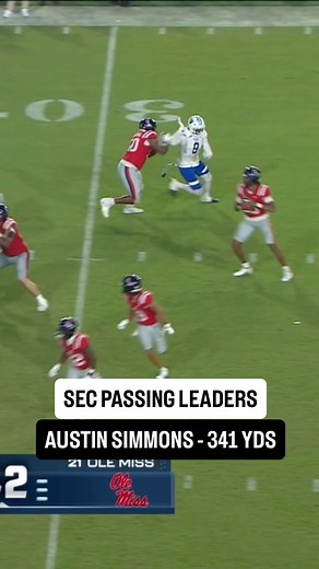 55K views · 685 reactions | WEEK 1️⃣ PASSING LEADERS IN THE SEC  | SEC Network | Facebook