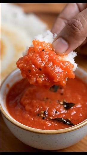 Quick Tomato Chutney for Idli & Dosa 🍅 | Easy South Indian Chutney in Minutes