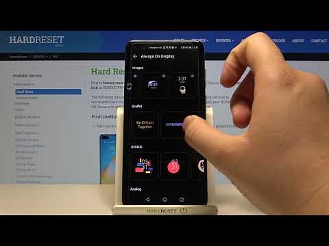 Enable Always On Display – HUAWEI P40 and Lock Screen Features
