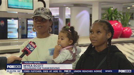 Inside Thanksgiving travel at PHL Airport