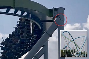 Amusement park shuts down rollercoaster after social media user discovers crack in the ride