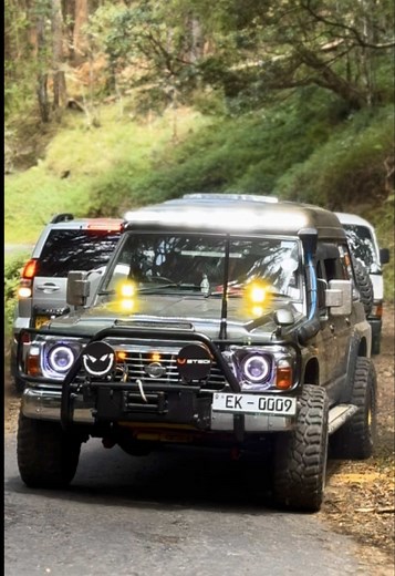 Nissan Patrol beast on mountain road — built to conquer