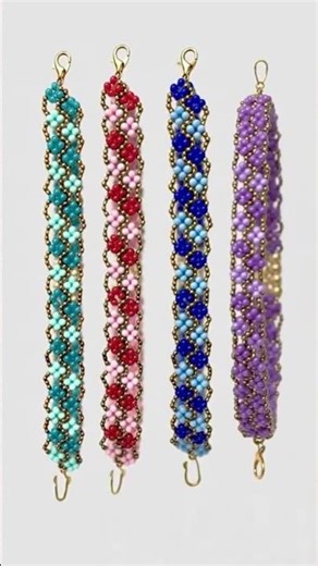 Beaded bracelets. DIY jewelry #shorts
