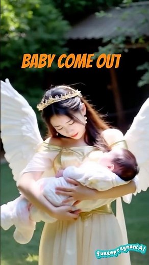 fairy give birth to her baby in the middle of the forest 🤰👼 #fairy #birth #baby #youtubeshorts