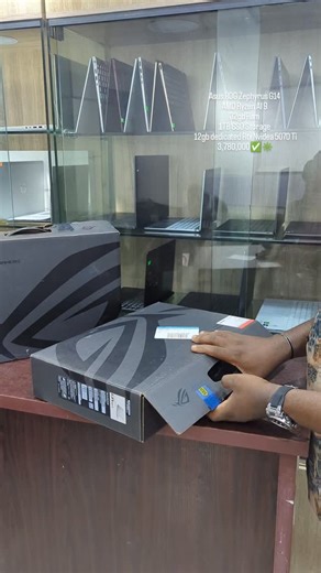 EazyDevice_NG 💻 on Instagram: "ASUS ROG Zephyrus G14 Gaming Laptop (Brand New Open Box ) Spec : 2025 ASUS ROG Zephyrus G14 Gaming Laptop 14" 3K 120Hz OLED Display AMD Ryzen AI 9 HX 370 Nvidia GeForce RTX 5070TI 12gb Dedicated Graphics Card 32GB LPDDR5X RAM 1 TB PCIe SSD RGB Backlit Keyboard Facial recognition security Windows 11 Home Price: 3,780,000✅✳️ Bonus: Free laptop Bag - Microsoft office Package installed ( Google Chrome, Excel Word, PowerPoint ) Nationwide delivery 🚚 Address: No 5 pepp