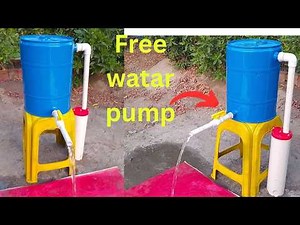 Water Pump System 24/7 Water Flow With No Electricity Free Water Pump