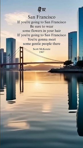 SCOTT McKENZIE "San Francisco" (1967) - 60s Anthem of Peace & Love #shorts #lovesong #60s