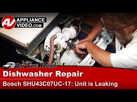 Bosch Dishwasher Repair - Leaking and Will Not Cycle Properly - Circulating Pump