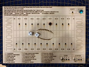 Football Dice Board Game: Family Game Night - Etsy