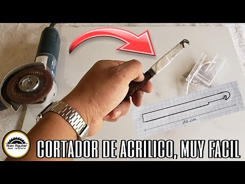 Como hacer un cortador de acrilico, muy facil