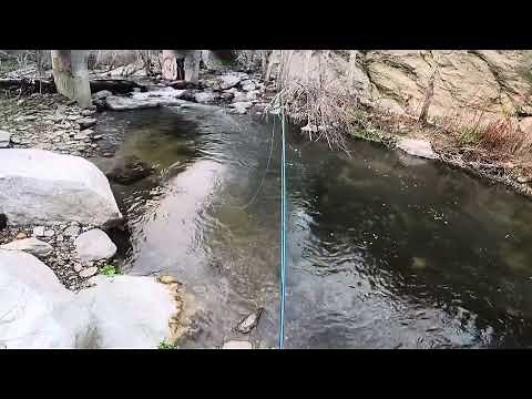 Winter Time trout fishing San Gabriel River