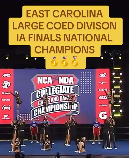 East Carolina University 2026 D1A Large Coed National Champions
