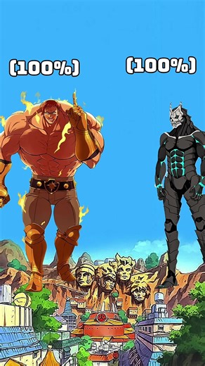 Escanor (LION SIN OF PRIDE) vs Hibino Kafka (KAIJU NO 8) // who is stronger?? || #escanor #hibinokafka #sevendeadlysins #kaijuno8 #animeedit