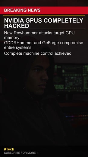 NVIDIA GPUs HACKED - New Attack Gives Full Control #Shorts