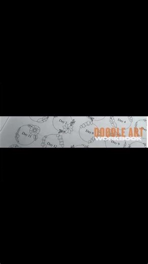 Traceable Doodle Workbook | 130+ Patterns for Mindful Art 🎨 #shorts