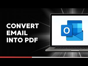How to Convert Outlook Email into PDF
