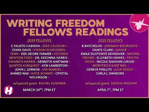 Writing Freedom 2024 Fellows Reading