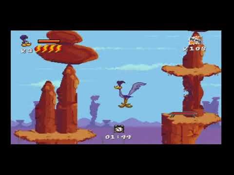 Road Runner: Desert Demolition (Sega Genesis / Megadrive) Gameplay