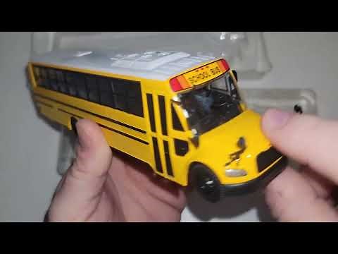 1:54 scale die-cast model Thomas Built Buses' SAF-T-LINER C2 authentic markings functioning stop arm