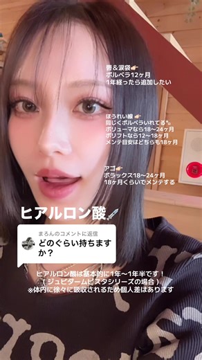 ヒアルロン酸の効果と持続期間について