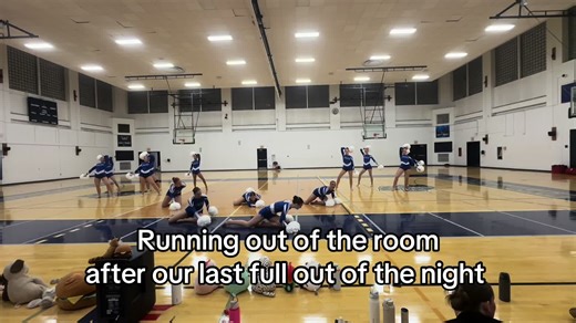 Poor Coach Meg didn’t have it coming, you know after she made us do it AGAIN🤣 #scsu #scsudanceteam #udanationals #fyp