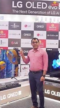 LG OLED evo AI TV – Smart, Stunning & Now at SATHYA! 🌟📺#shorts