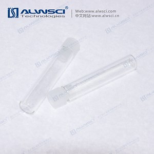[Hot Item] Alwsci 1ml 8X40mm Flat Base Clear Glass Shell Vial with Plug