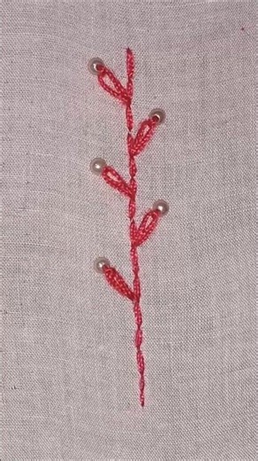 beautiful feather stitch tutorial #stitch #diynstitch #embroidery