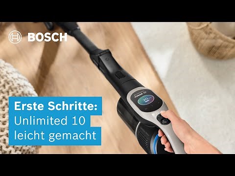 Die ersten Schritte mit deinem Unlimited 10 | Bosch Staubsauger