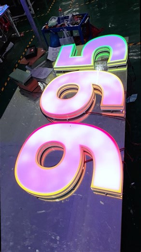 Large-Format LED Storefront Signs: Bold Brand Statement for US&UK Commercial Districts#sign #signage