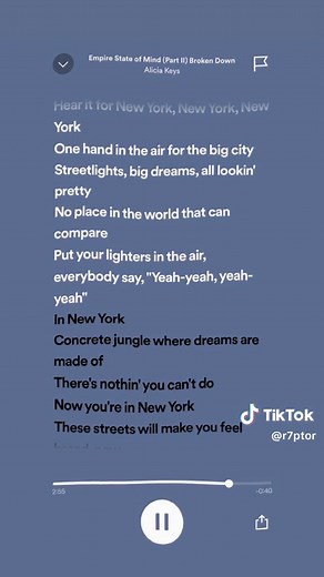 Alicia Keys New York Song - Empire State of Mind Lyrics