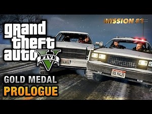 GTA V - First Mission Gameplay | Prologue | No Commentary | 4K 60FPS