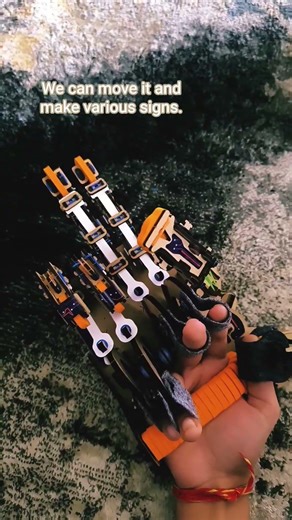 DIY mechanical hand ✨👋 🎀👾 #science #DIY #craft #knowledge